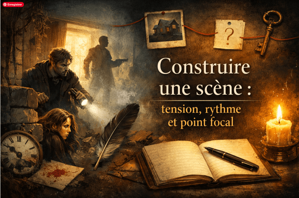 Construire une scène : tension, rythme et point&nbsp;focal.